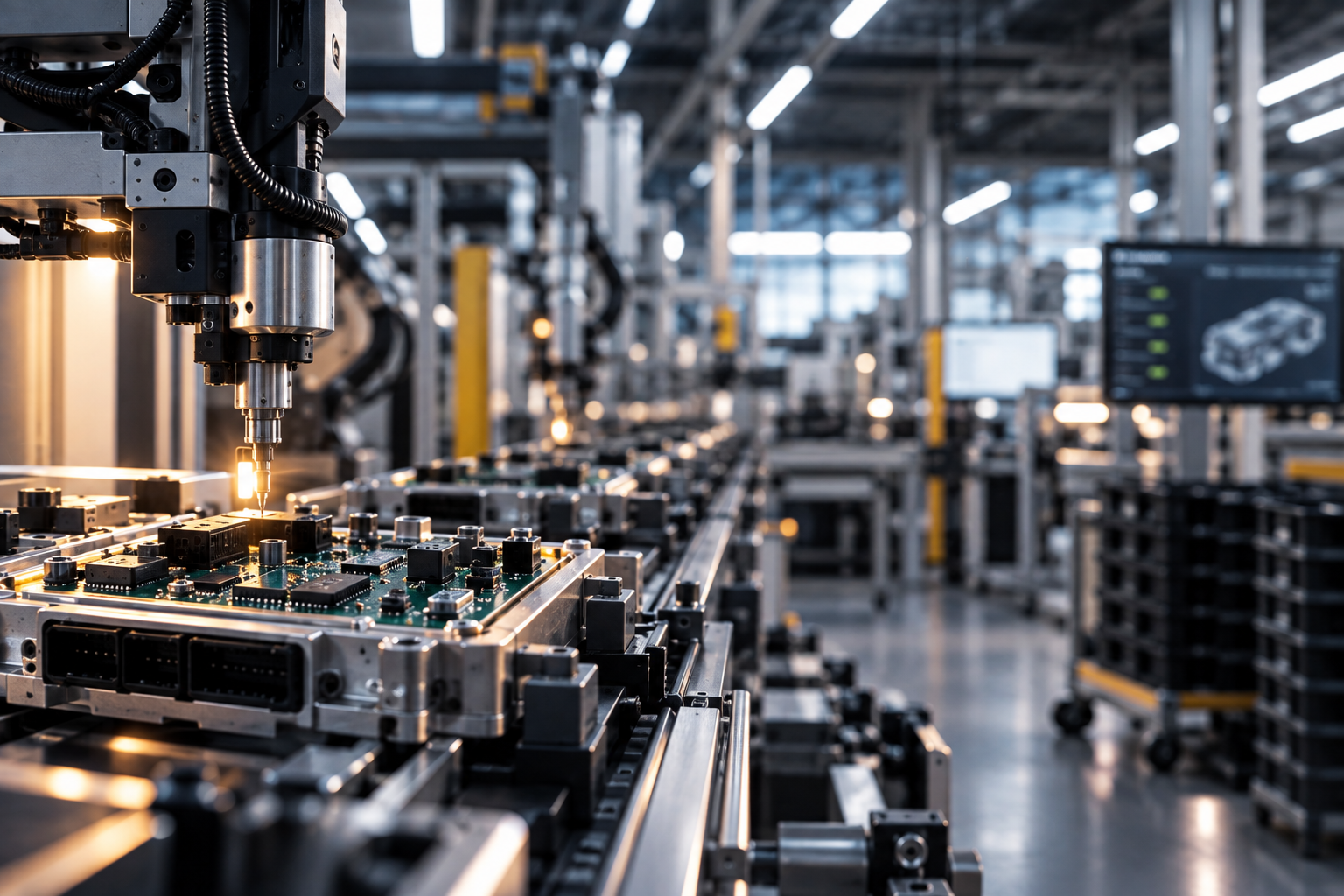 Industrial electronics production environment